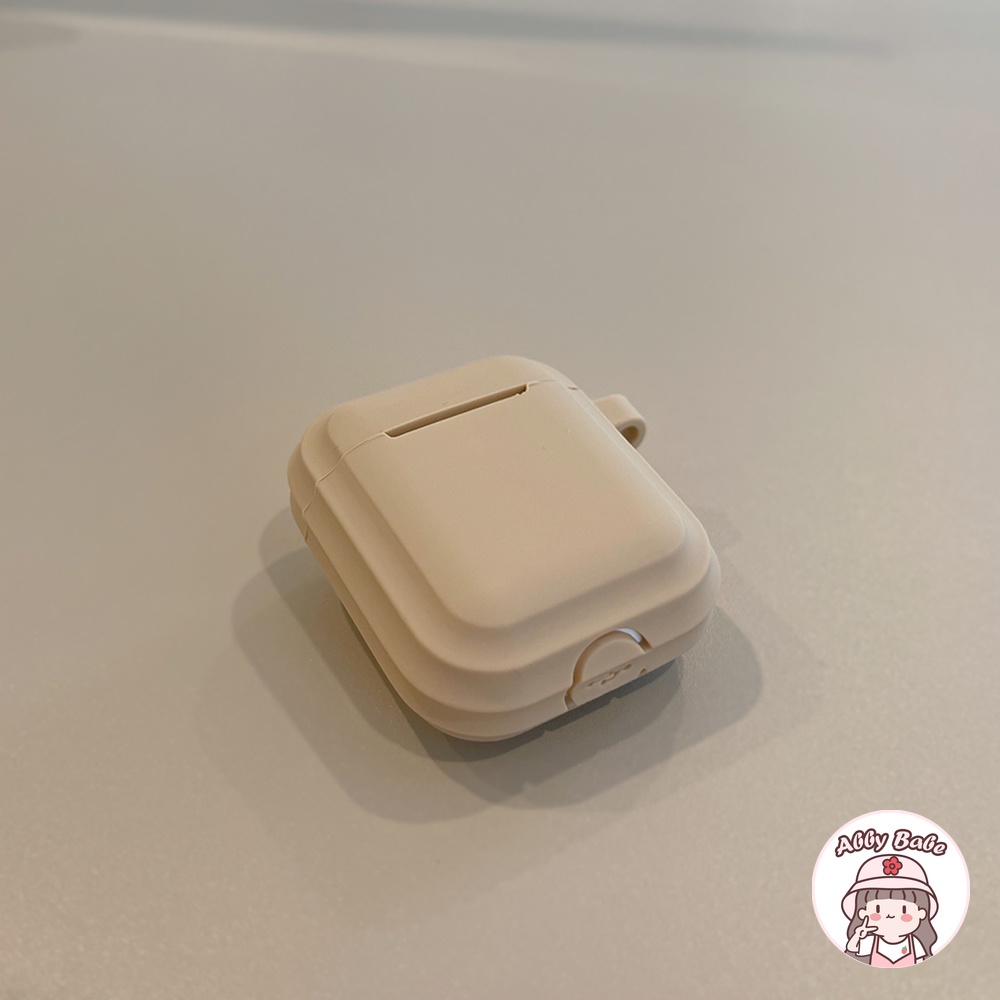 Vỏ Bảo Vệ Hộp Sạc Tai nghe không dây Earphone 1/2/pro Bằng TPU Mềm Họa Tiết Cà Phê Phong Cách Retro