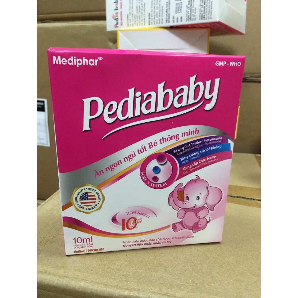 Pediababy ăn ngon ngủ tốt, bé thông minh