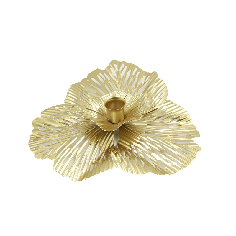 Giá Đỡ Nến Bằng Sắt Hình Hoa Sen Trang Trí Phòng Ăn / Quán Bar / Nhà Hàng