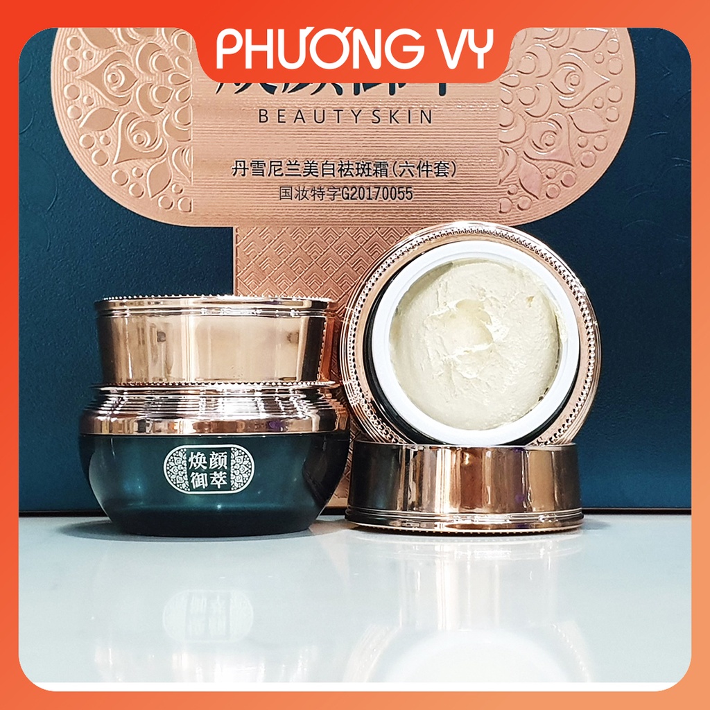 [CHÍNH HÃNG] Bộ mỹ phẩm Hoàng Cung Beauty Skin 6in1, dưỡng trắng, mờ nám tàn nhang và căng mịn da tự nhiên.