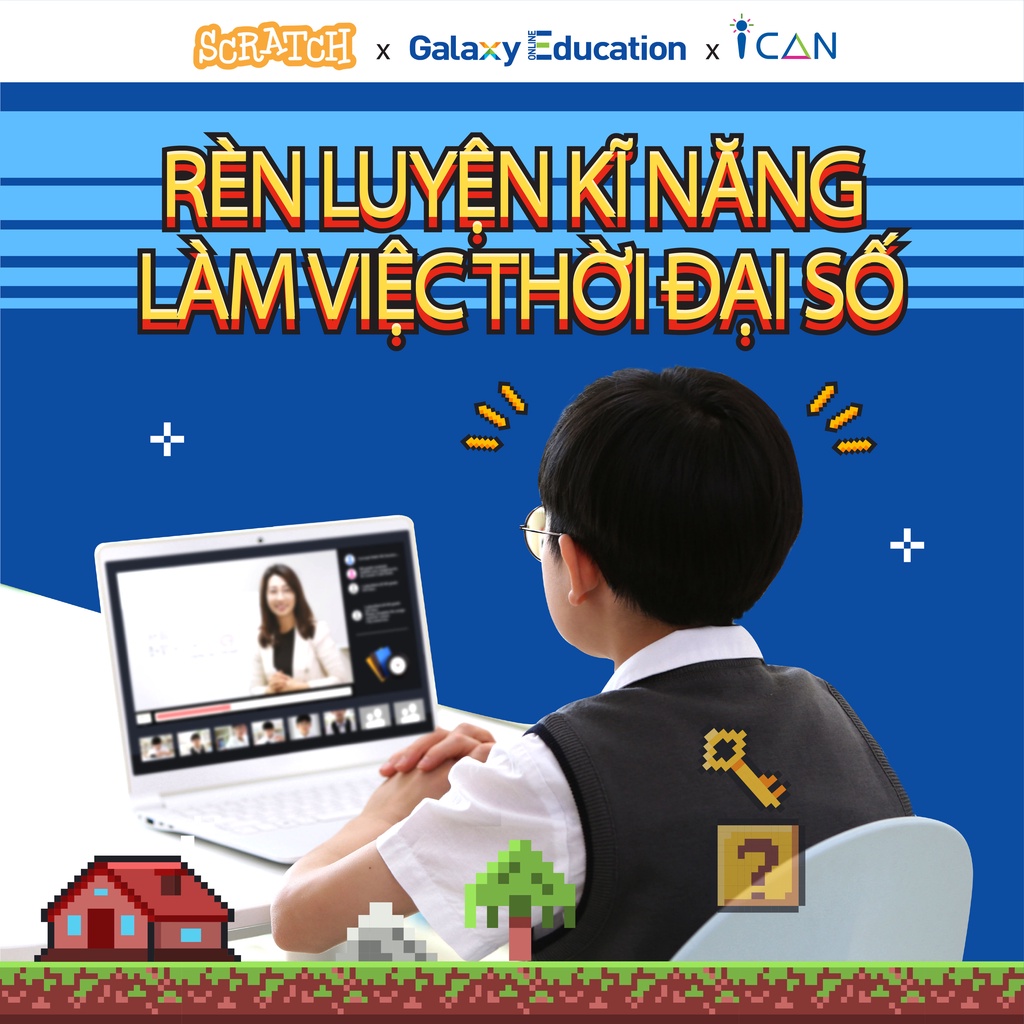 Toàn quốc-  Khóa học Lập trình cho trẻ em - Học Mãi -1 tháng