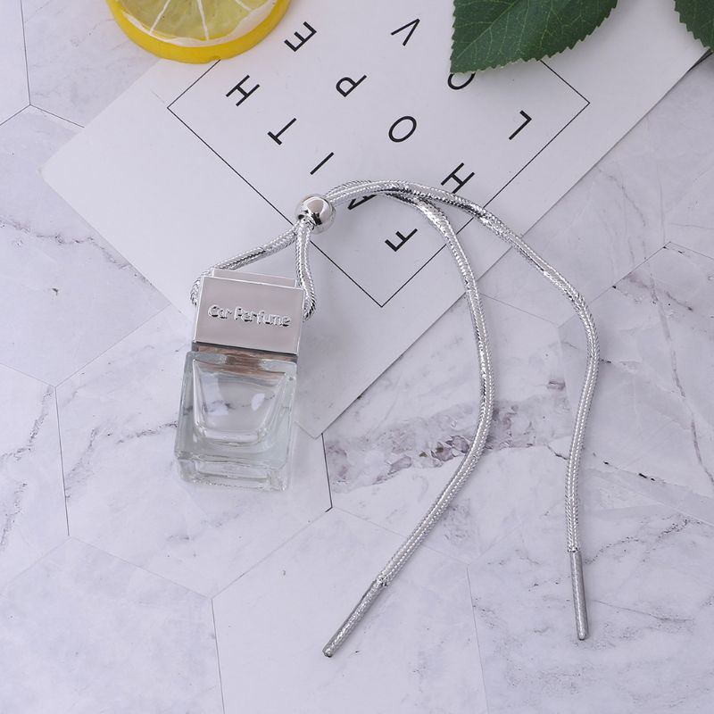 Lọ đựng tinh dầu / nước hoa treo xe hơi bằng thủy tinh trong suốt