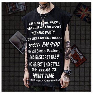 Áo thun Tanktop FORGOT TIME Unisex