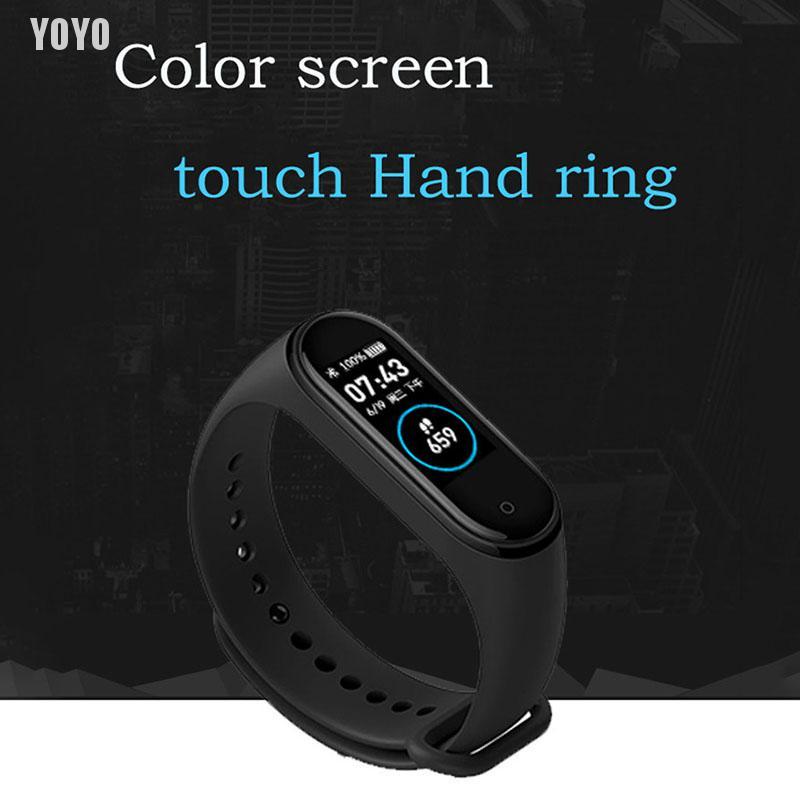 Vòng Đeo Tay Thông Minh M4 M Band 4 Màn Hình Oled Chống Nước Kèm Phụ Kiện