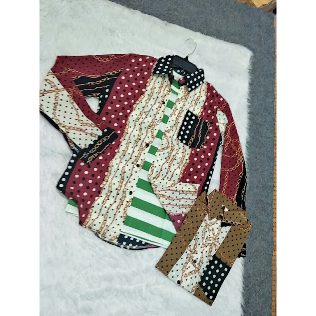 Áo Sơ Mi Tay Dài Thun Lụa Siêu Dễ Thương Sang Chảnh | BigBuy360 - bigbuy360.vn