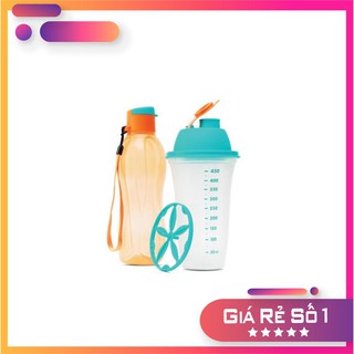 Bộ bình lắc và bình nước Tupperware Memberkit Shake N Go