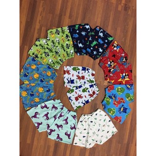 Quần cotton bozip hình cho bé