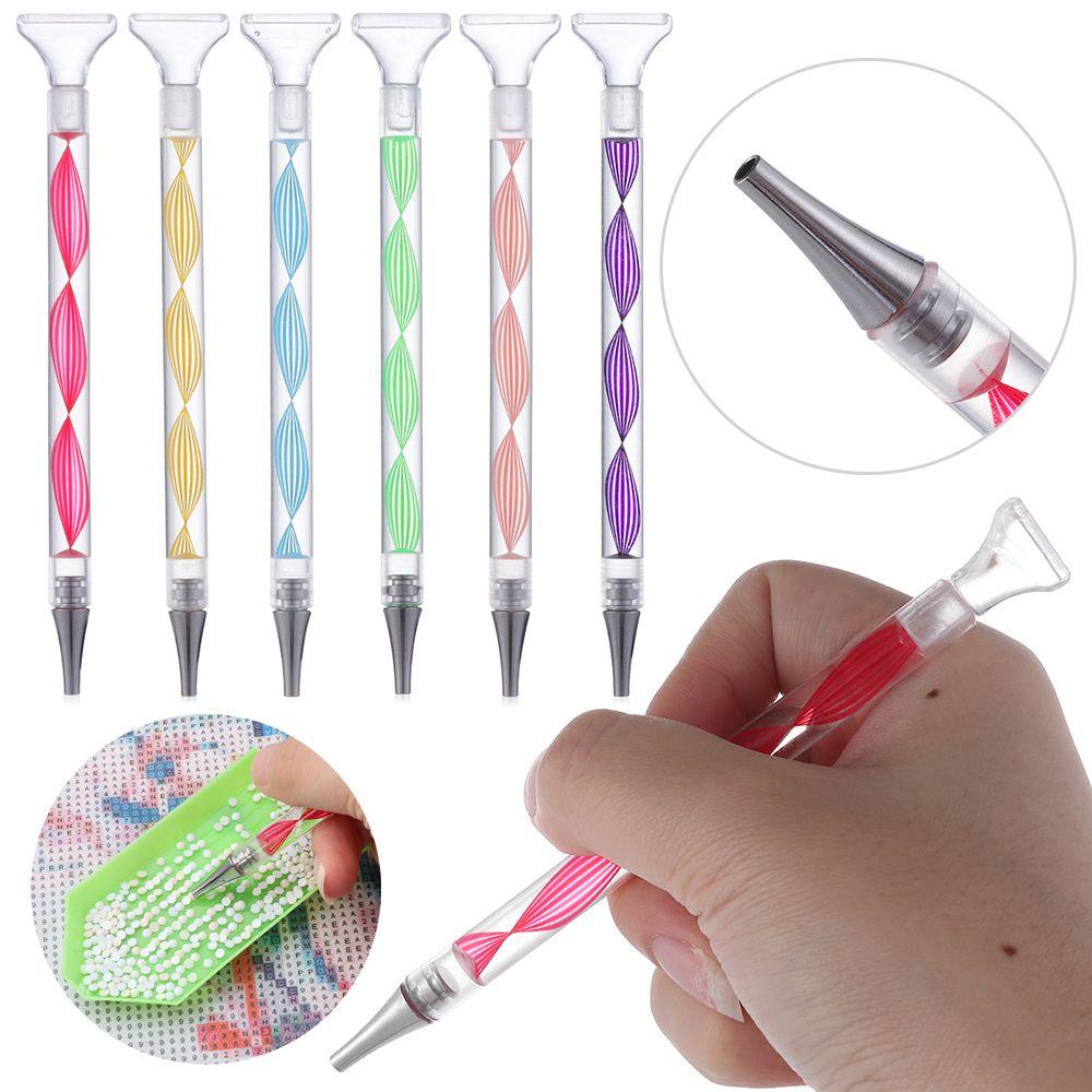 BEAUTY Bút Thêu Tranh Chữ Thập 5D Bằng Nhựa Resin
