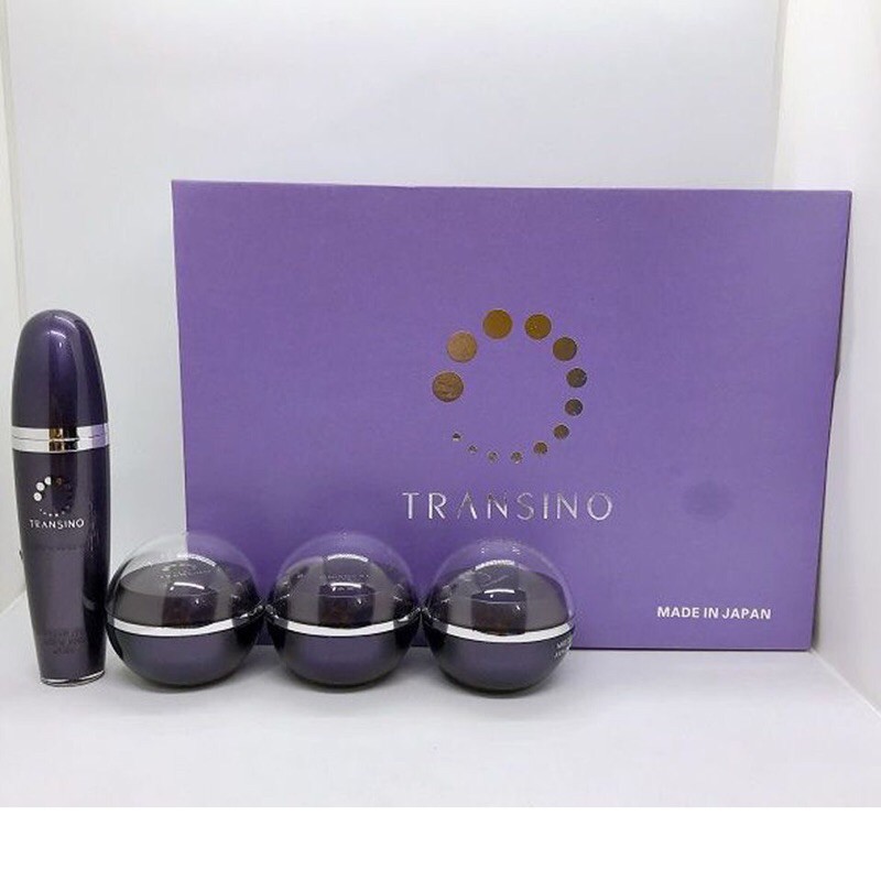 Bộ mỹ phẩm Transino trắng da xoá nám tàn nhang nhật bản