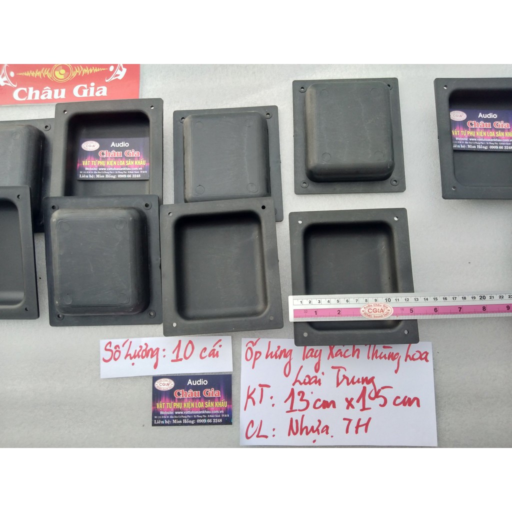 Ốp tay xách thùng loa 13cm 15cm 10 cái Audio Châu Gia