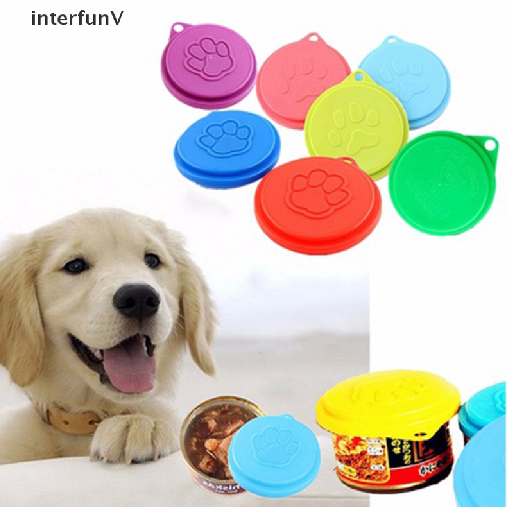 Nắp Thiếc Đựng Thức Ăn Cho Thú Cưng Màu Sắc Ngẫu Nhiên Có Thể Tái Sử Dụng