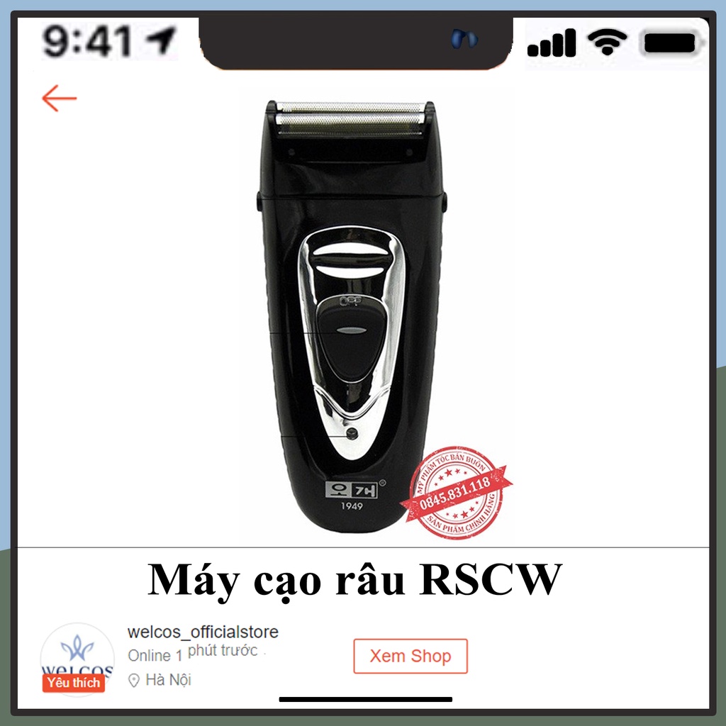 Máy Cạo Râu RSCW-1949 Siêu Bền Hàn Quốc DC03