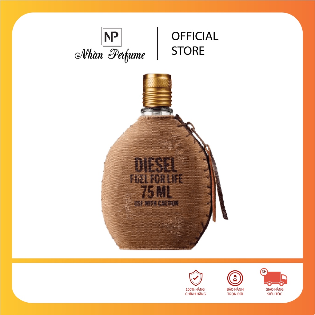Nước hoa nam Diesel Fuel for Life Use With Caution EDT 75ml