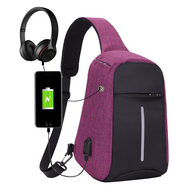 Upgraded version Túi đeo trước ngực chống thấm nước thời trang cho nam | BigBuy360 - bigbuy360.vn