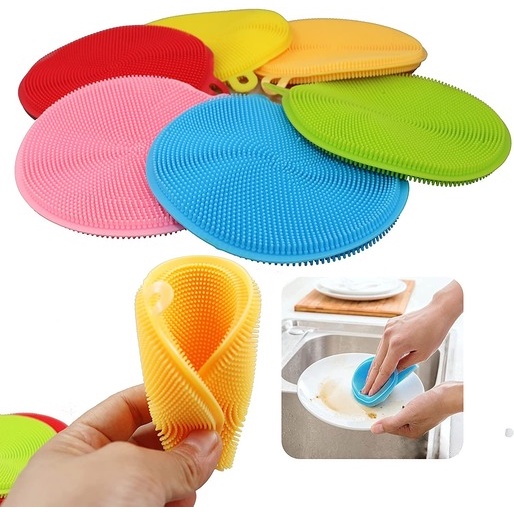 Miếng Rửa Chén Bằng Silicone Cao Cấp Tiện Dụng