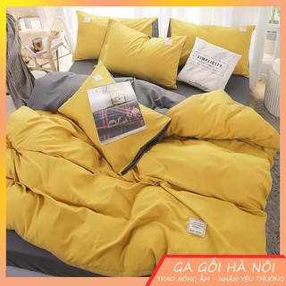 Bộ chăn ga cotton đũi - cotton TC