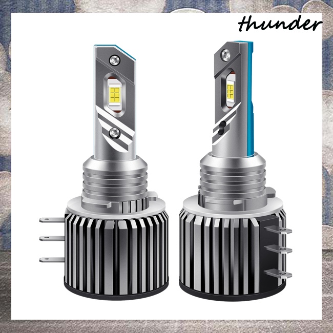 1 Cặp Đèn Pha Siêu Sáng H15 20000lm 6000k 10-32v 80w Chất Lượng Cao Cho Xe Hơi