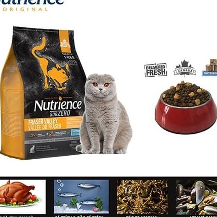 [DINH DƯỠNG CAO]  Thức Ăn Hạt Cho Mèo Nutrience Subzero Bao 5kg - Thịt Gà, Cá Hồi, Cá Tuyết, Rau Củ, Trái Cây Tự Nhiên