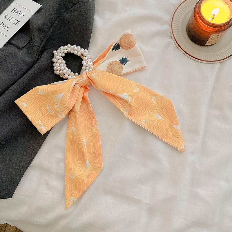 Dây Buộc Tóc Đính Ngọc Trai Nhân Tạo Thời Trang Cho Nữ