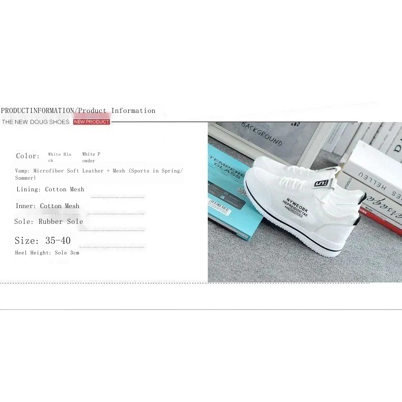 Giày Thể Thao Trắng Phối Lưới Thoáng Khí Thời Trang Mùa Hè Dành Cho Nữ S 2021