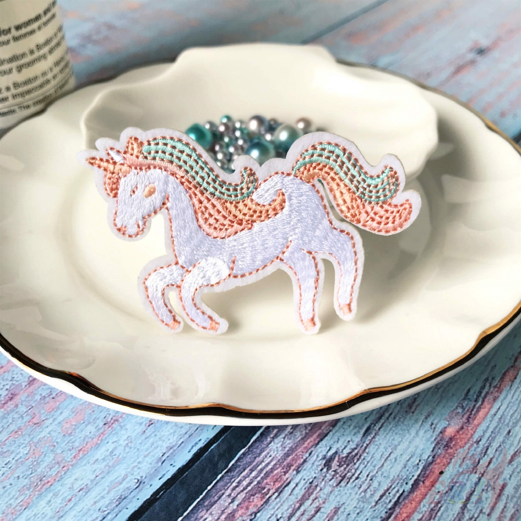 Miếng dán ủi quần áo hình kỳ lân số 02 xinh xắn dễ thương