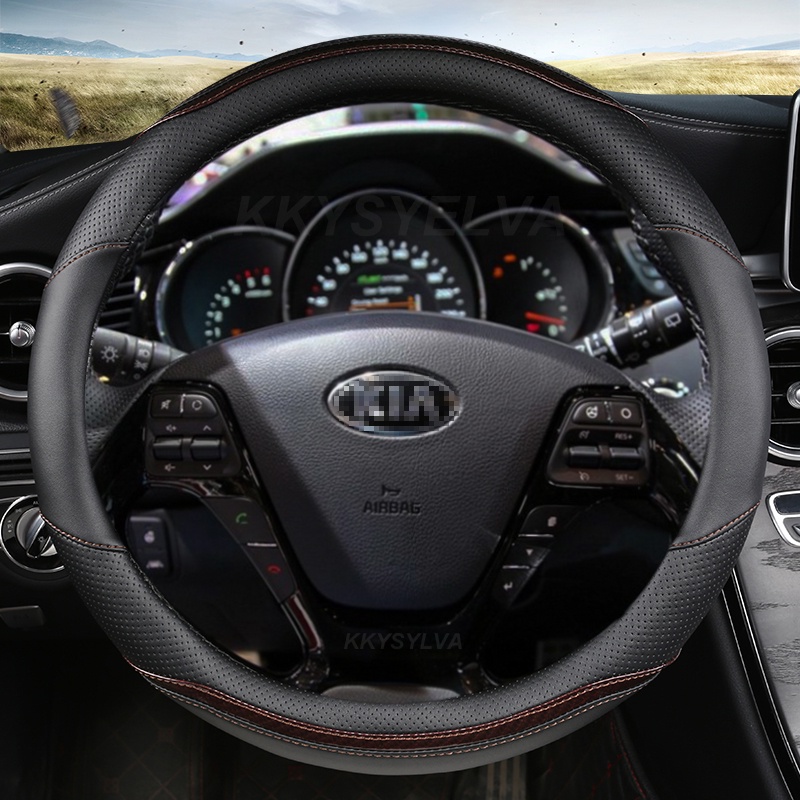 Bao Da PU Bọc Vô Lăng Xe Hơi Kia K3 2013 K2 Rio 2015 2016 Ceed Cee 'D 2012-2017 Cerato 2013-2017