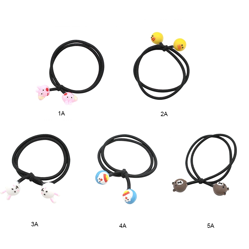 Set 6 Dây Chun Buộc Tóc Xinh Xắn Dành Cho Nữ