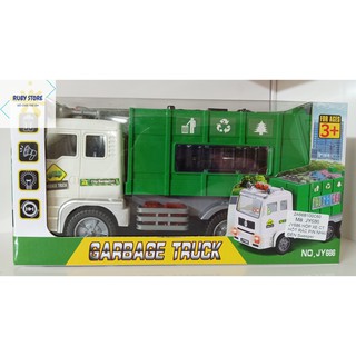 XE ĐỔ RÁC LỚN TỰ CHẠY, CÓ ĐÈN NHẤP NHÁY VÀ NHẠC SÔI ĐỘNG (Dùng pin)