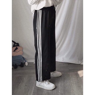 Quần cul 3 sọc ống suông rộng unisex nam nữ