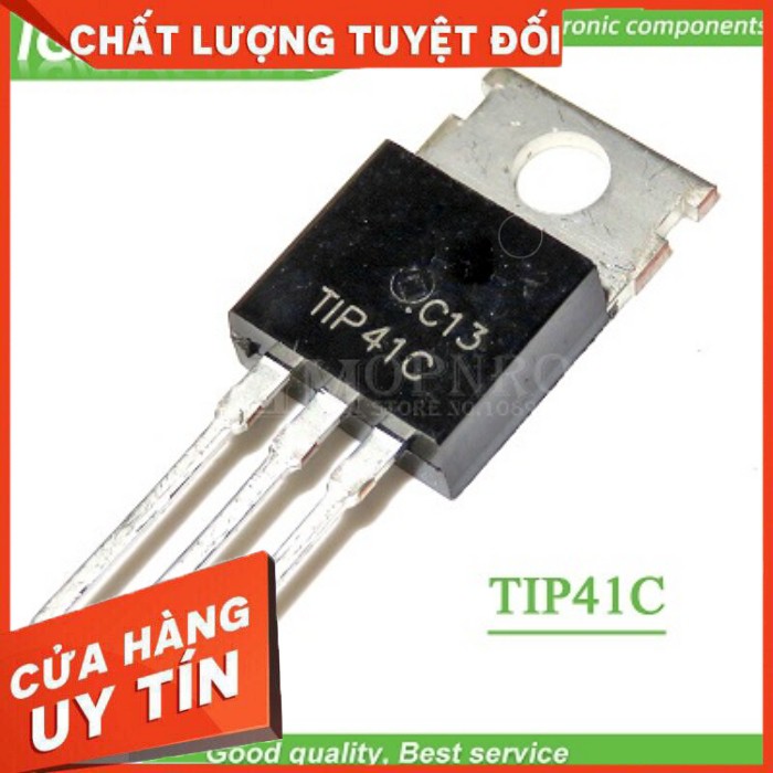 TIP41C TO220 TRANSISTOR NPN 6A 100V - Loại Tốt