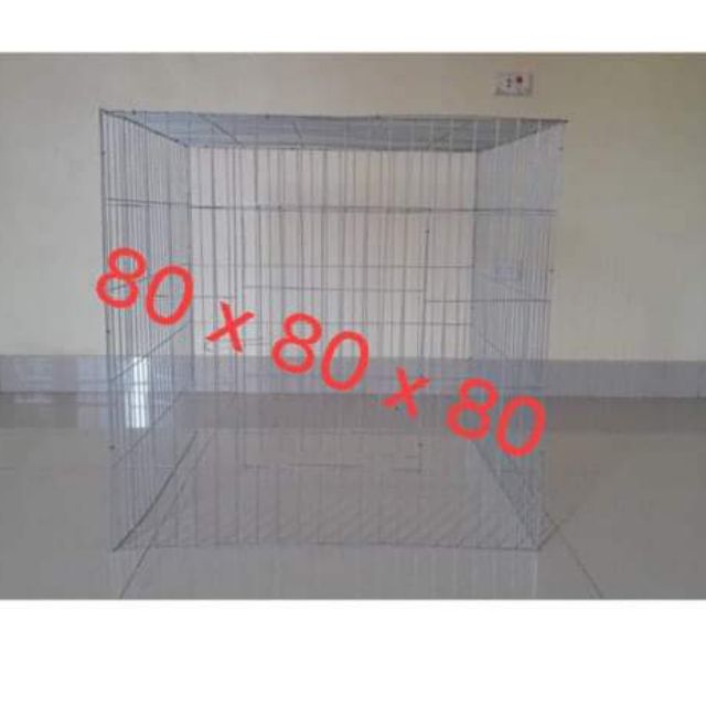 Lồng gà ghép 80 x 80 x 80 cm chưa có khay tôn