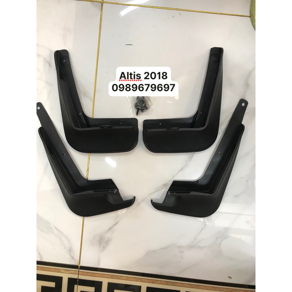 Bộ chắn bùn bánh xe TOYOTA COROLLA ALTIS 2008 - 2019, nhựa dẻo bền bỉ , bộ 4 bánh