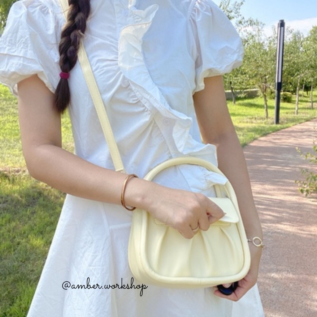 Túi xách da mềm tone pastel BG003