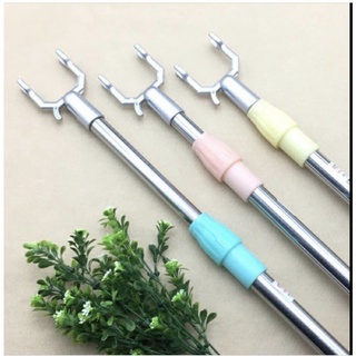 Gậy khều quần áo chất liệu inox kéo dài rút gọn tiện lợi dễ dùng