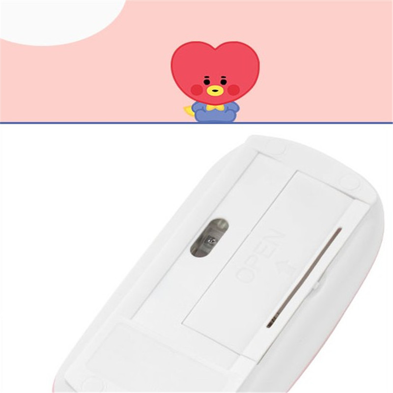 Chuột Bluetooth không dây in hình nhân vật BT21