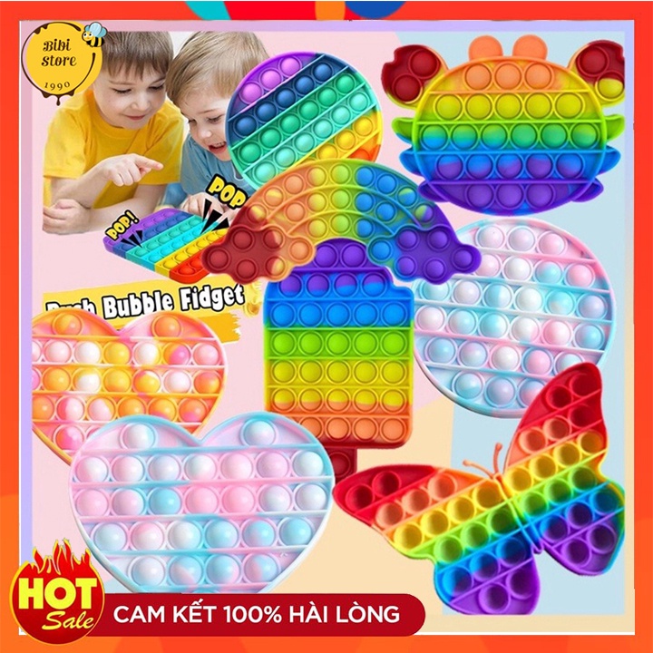 Đồ chơi giải trí thông minh, Pop It 2021, giảm căng thẳng hiệu quả cho người lớn và trẻ em