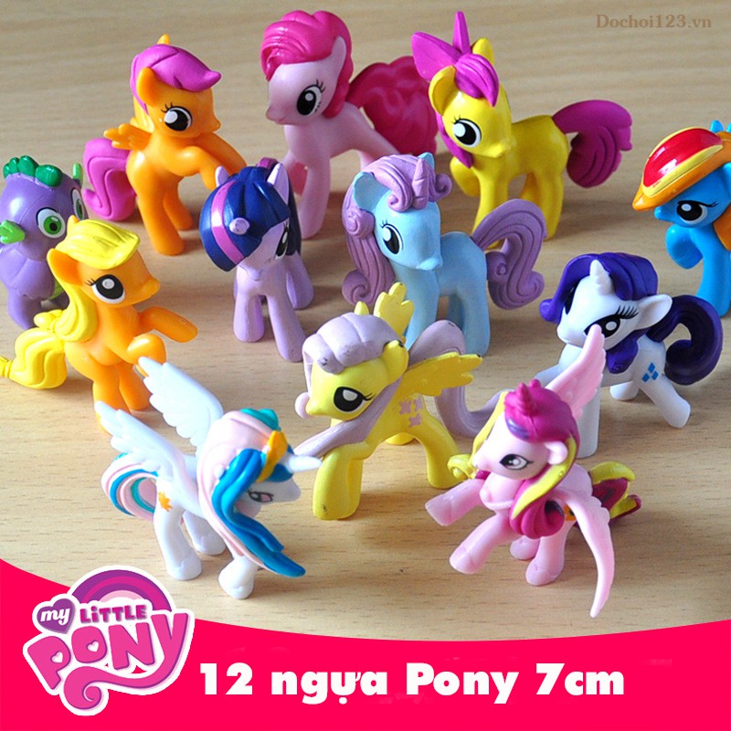 Bộ đồ chơi ngựa Pony 12 con