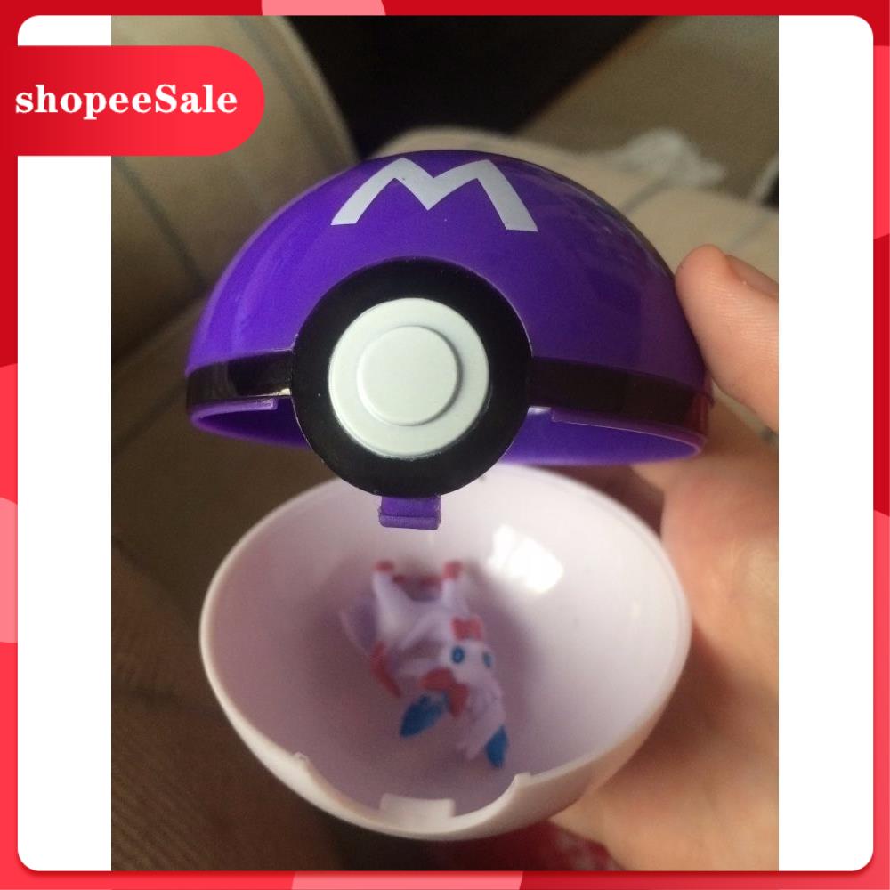 Mô hình đồ chơi với quả cầu Pokemon 7cm vui nhộn dành cho trẻ em