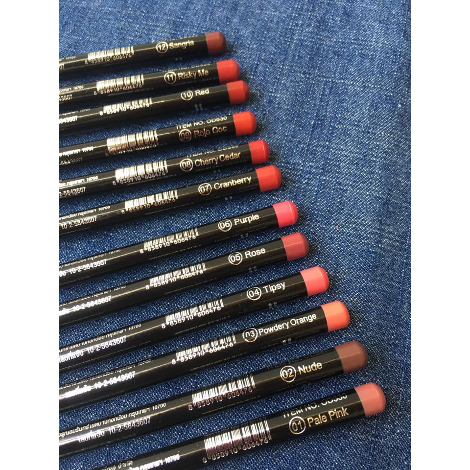 TÁCH SÉT Chì Môi ODBO Wonderful Lip Pencil