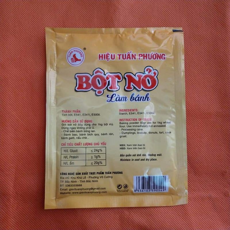 Bột nở làm bánh Tuấn Phương/ Baking Powder 50g