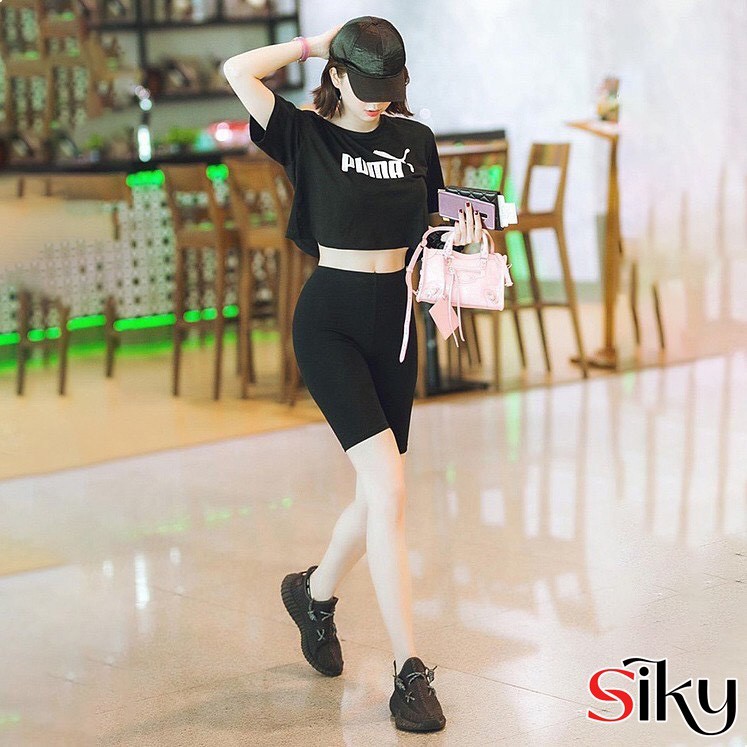 Quần Legging Lửng Nữ 🌸 Legging ngố nâng mông SIÊU HOT - OTUTA | BigBuy360 - bigbuy360.vn