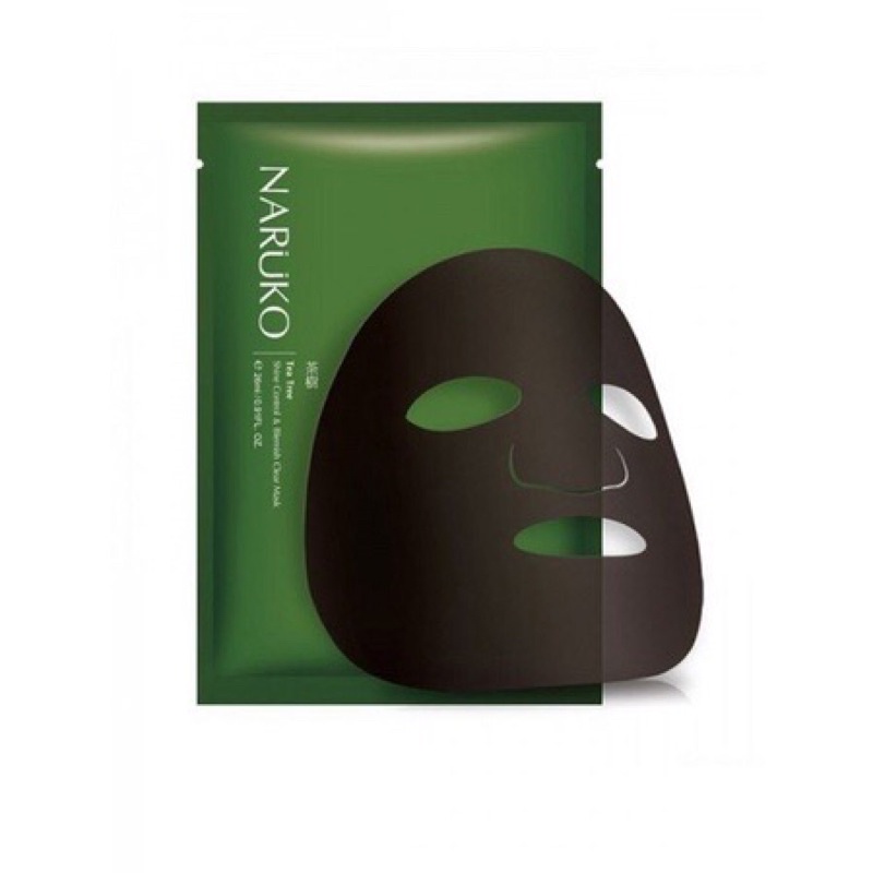 NARUKO - Mặt nạ tràm trà cải thiện da mụn teatree 26ml