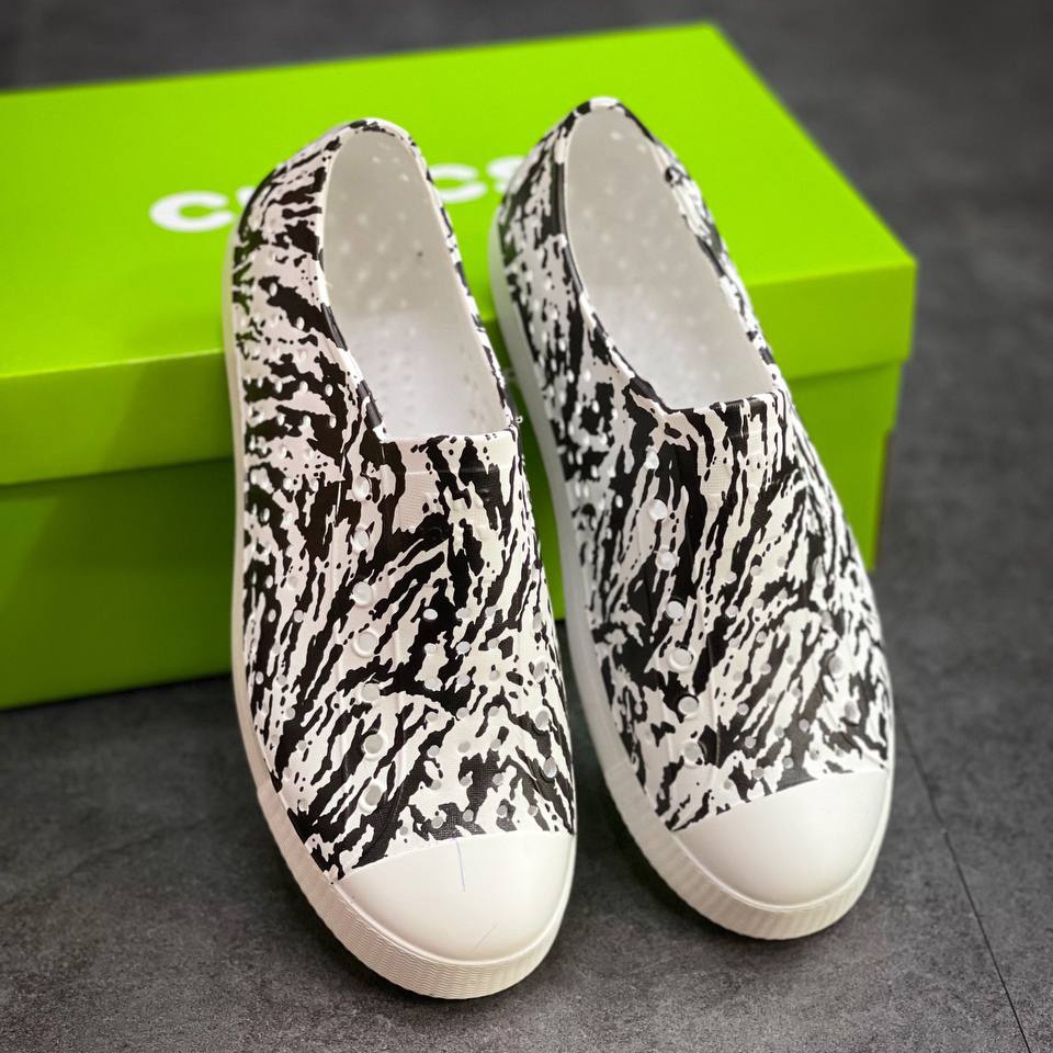 Giày đi mưa Native Graphic nam nữ unisex phối màu đẹp mắt nhựa đúc khối cao cấp – Hàng chính hãng - Sấu vui vẻ Official