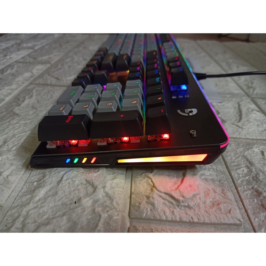 Phím Fuhlen S Subverter RGB Mechanical Blue Switch Black