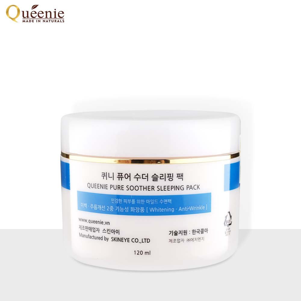 Mặt nạ ngủ dưỡng da Queenie AC Pure bổ sung dưỡng chất 120ml