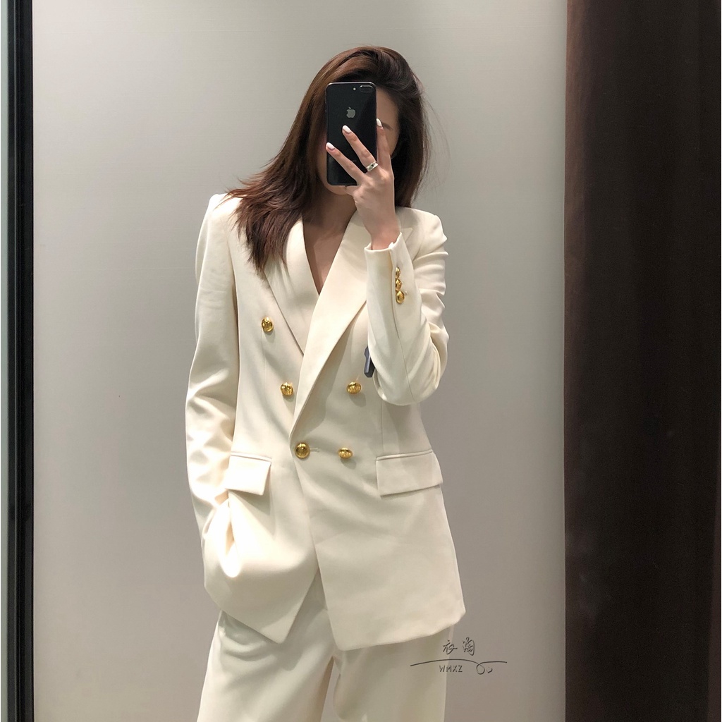 (Hàng Đẹp CC)Ảnh thật 9 hình cuối-2W233.Áo blazer US ZR cos phong cách Âu Mỹ | BigBuy360 - bigbuy360.vn