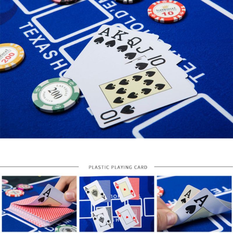 [POK Shop] Bộ bài nhựa Poker PVC Texas Holdem cao cấp