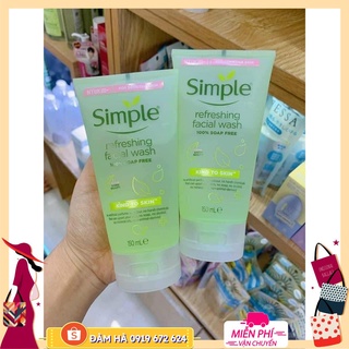 [Siêu rẻ]Sữa rửa mặt Simple Facial Wash Gel 150ml