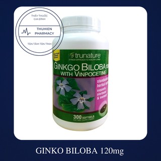 [Date mới nhất] GINKO BILOBA 120mg Trunature nhập Mỹ 300 viên