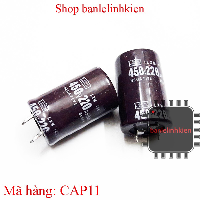 Tụ hóa 220uF 450v